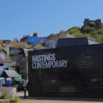 Hastings Contemporart art gallery is a modern gallery right on the sea front