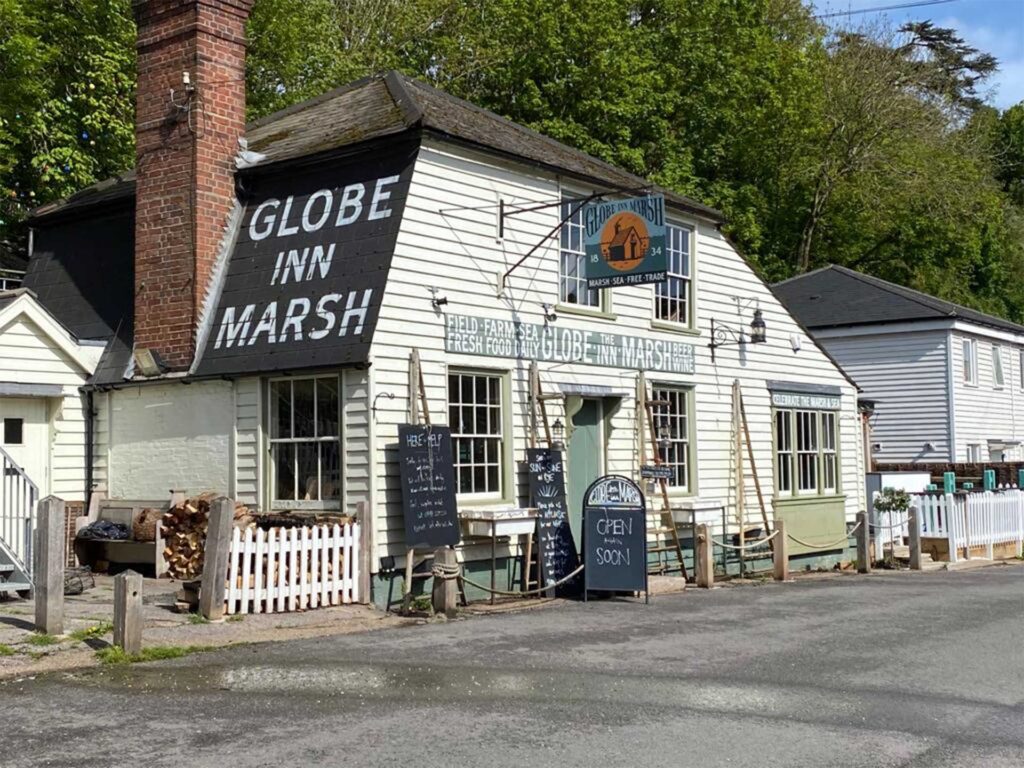 The Globe Inn Marsh pub in Rye, East Sussex