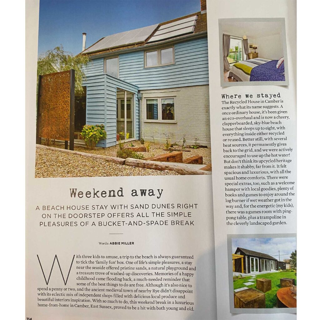A weekend away at the Recycled House with The Simple Things magazine