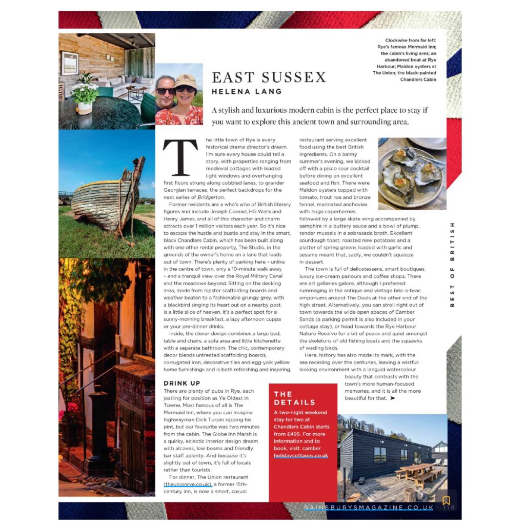 Best of British escapes in the Sainsbury's magazine in East Sussex
